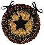 Cwi Gifts Blackberry Star Braided Chair Pad, 15 Inches, Multicolored. Fixed Price $33.77.