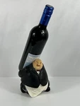 Fat Italian / French Chef Wine Bottle Holder Caddy. Fixed Price $23.74.