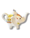 Nature's Home Colorful Elephant Ceramic Tea Pot Boho Circus Raj Bohemian Kitchen. Fixed Price $29.99.