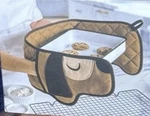 Ototo Hot-dog Mitts Double Oven Design Kitchen Pot Holder Set. Fixed Price $19.00.