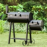 Bbq Grill Charcoal Offset Smoker Pit Outdoor Cooker Barbecue Tools Portable. Fixed Price $230.84.