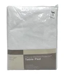 Elrene Quilted Table Pad Protector With Flannel Backing 52 X 144 Oblong White. Fixed Price $17.99.