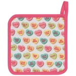 Now Designs Danica Pot Holders 'sweet Hearts' 2-PK 803898 Valentines Linens. Fixed Price $19.99.