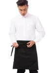 Unisex Half Bistro Server Apron, Black, One Size. Fixed Price $14.12.