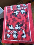 Mickey Mouse & Minnie Disney Red Love Romance Hand Towel Cotton Jerry Leigh. Fixed Price $12.85.
