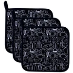 100% Cotton Kitchen Everyday Potholders Heat Resistant Coaster Pot.... Fixed Price $16.85.