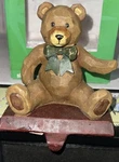 Jcpenney Home Collection Classic Teddy Bear Cast Iron Christmas Stocking Holder. Fixed Price $14.99.