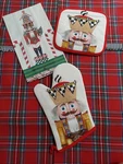 Mackenzie-childs Nutcracker Oven Mitt Courtly Check. Fixed Price $49.99.