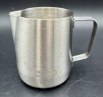 Delonghi Stainless Steel Milk Frothing Pitcher Espresso Steaming Cup. Fixed Price $12.99.