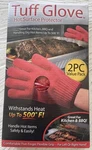 One Pair Red Tuff Hot Surface Protective Gloves For Kitchen And Bbqs. Fixed Price $9.99.