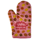 Grandmas Kitchen Free Cookies Oven Mitt Funny Grandmother Gift Baking. Fixed Price $14.99.