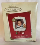 Hallmark Keepsake Ornament 2003 Love Ya Grandma Magnetic Photo Holder. Fixed Price $5.50.
