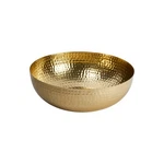 Creative Co-op Round Hammered Metal Bowl, Gold Finish, 14" Usa Fast Ship. Fixed Price $45.10.