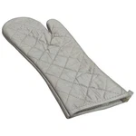 & Textile 1301 Oven Mitt,silicone,silver 20YM95. Fixed Price $24.30.