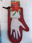 New Ugly Christmas Sweater Neoprene Oven Mitt By Dci. Fixed Price $19.97.