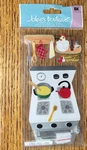 Jolees Cooking Oven Stove Baking Spoons Fork Pans Kitchen Scrapbook Sticker. Fixed Price $25.00.