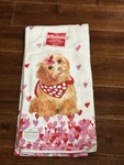 Valentine's Day Kitchen Towel Pot Holder Oven Mitt With Hearts Design. Fixed Price $19.95.