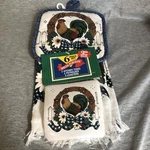Vintage Dish Towels Rooster Holder Coasters Franco Country Set Of 6 Nos. Fixed Price $12.90.
