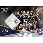 Cubs Win Nlds Advance Nlcs Topps Now Game Used #11/99 Base Relic Card #754A. Fixed Price $115.00.