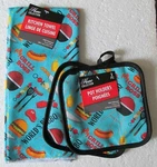 Kitchen Towel Grill Boss-worlds Best Bbq & Out Theme 3 Piece Set. Fixed Price $10.99.