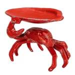 Distressed Red Cast Iron Crab Dish - Soap, Keys, Rings, Candy Holder. Fixed Price $35.04.