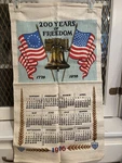 Vintage Linen Kitchen Towel Calendar Bicentennial 1776-1976 Nice !. Fixed Price $21.99.