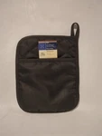 Home Collection Kitchen Pot Mitt Holder 9 X 7 With Hand Pocket, Black. Fixed Price $8.99.