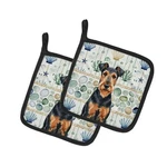 Carolines Treasures WDK6867PTHD 7.5 X In. Airedale Terrier Coastal Sea Gl.... Fixed Price $28.06.