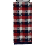 Saro Lifestyle July 4TH Table Runner Cotton Blend Stars 16X71 Independence Day. Fixed Price $8.68.