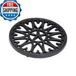 Minuteman International Sunburst Blue Black Woodstove Cast Iron Trivet 7" Dia. Fixed Price $45.63.
