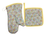 Handmade Oven Mitt Pot Holder Set Of 2- Easter Egg, Spring. Fixed Price $12.00.
