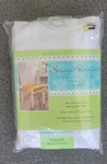 Spring Blossoms White Damask Chair Seat Covers, Set Of 2, Bed Bath & Beyond, New. Fixed Price $14.99.