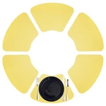 Kraftware Fishnet Wedge Placemat For Round Table, New Yellow, Set Of 6, Small. Fixed Price $38.16.