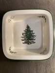 Spode Christmas Tree Square Pan Baking Casserole Dish 8X8 - Oven To Table. Fixed Price $39.50.