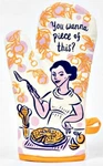 Blue Q Kitchen Oven Mitt 100% Cotton Hostess Bridal Shower Wedding Gift Fav. Fixed Price $29.95.