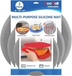 Koomall Inch Multi-use Microwave Mat, Trivet, Pot 12+10+8 Gray. Fixed Price $28.41.