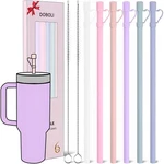 Doboli Replacement 12 Inch Long Silicone Straw With Cover,compatible Sta.... Fixed Price $15.68.