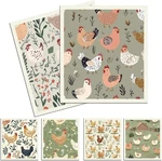 Chicken Swedish Dishcloths For Kitchen, 6 Pcs Reusable. Fixed Price $14.39.