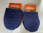 Imusa Kitchen 4-PIECE Oven Mitts (two Pairs) Blue. Fixed Price $15.00.
