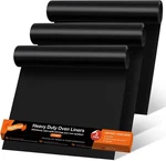 3 Pack Liners For Bottom Of Oven, 17"X 25" Large Heavy Duty Non-stick Reusa. Fixed Price $17.99.
