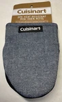 Cuisinart Mini Oven Mitts (2) Blue Stripe Denim 100% Cotton Neoprene Nwt. Fixed Price $13.99.