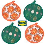 Pot Holder Oven Grill Heat Resistant Kitchen Cooking Mitts Cotton Ikea Torvfly. Fixed Price $9.99.