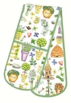 Samuel Lamont, Herb Garden, British Insulated, Double Oven Glove, Imported. Fixed Price $38.00.