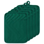 GROBRO7 5PACK Pocket Holders Cotton Heat Resistant Dark Green. Fixed Price $20.99.