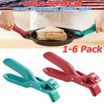 Silicone Anti-scald Bowl Clip Plate Holder Pot Lifter Heat Resistant Gripper. Fixed Price $13.03.