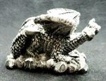 Cwi Lying Down Winged Dragon Resin Figurine Statue 3" Long X 2" High Wide. Fixed Price $26.39.