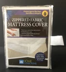 Home Collections Twin Size Zippered Fabric Mattress Cover 75 X 39". Fixed Price $20.00.