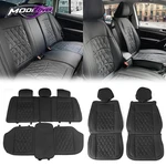 Universal Car Covers 04 Style Front& Rear 5 Seats Full Set Black Pu Leather. Fixed Price $79.99.