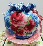 Snugglens Tea Cozy, Pot Cover, Handmade, Double Insulated, Reversible, Usa. Fixed Price $45.00.