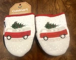 Cuisinart 2 Pack Silicone Mini Oven Mitts Christmas Design -new SETS(4. Fixed Price $16.00.